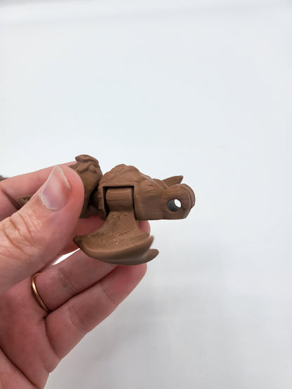 Palm-sized bat figurine alternate angle
