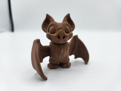 Mini bat fidget keychain packaging — Halloween gift