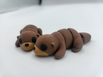 Baby Otter Articulated 3D Print