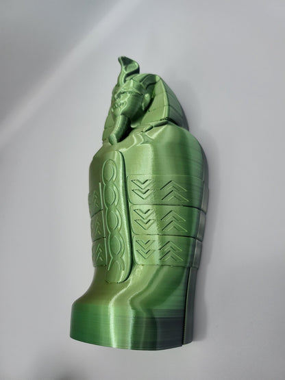 Spooky Halloween Mummy with Optional Sarcophagus Articulated 3D Print