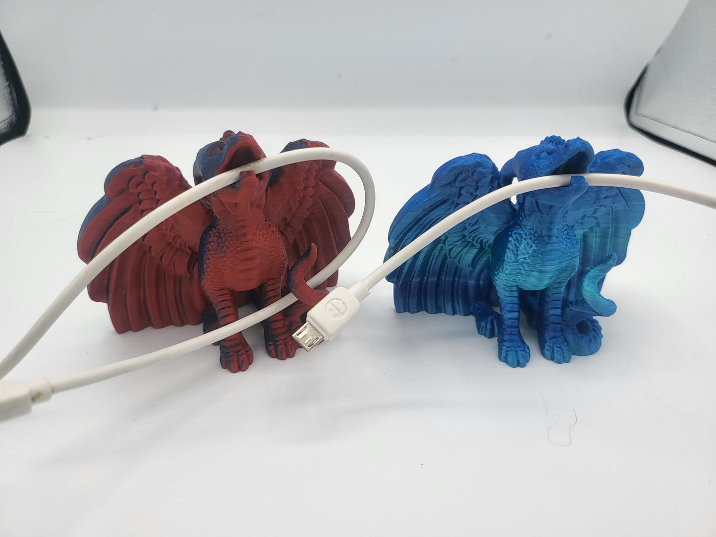 Dragon Phone Cord Holder 3D Print