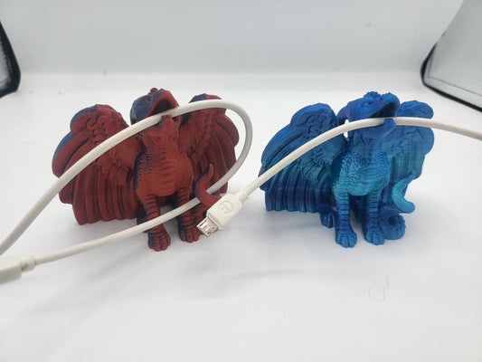 Dragon Phone Cord Holder 3D Print