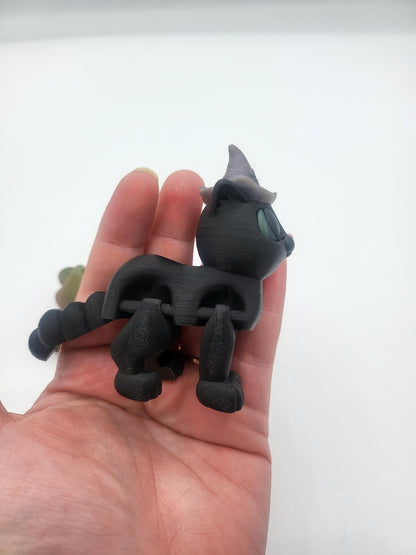 Witchy Cat Halloween Flexi 3D Print