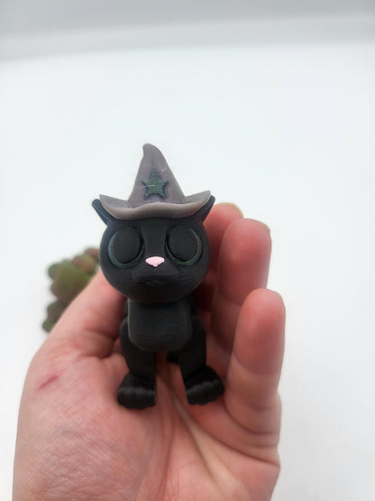 Witchy Cat Halloween Flexi 3D Print