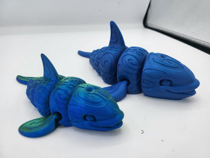 Tattooed Orca Articulated 3D Print