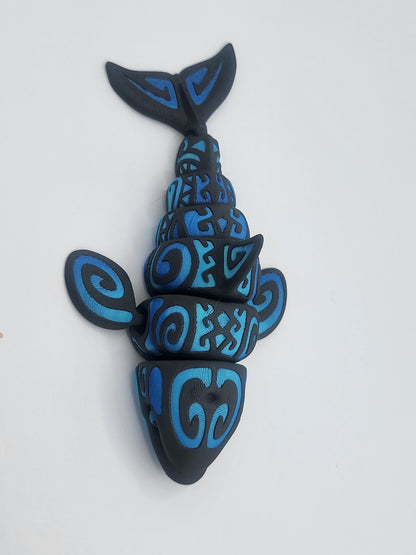 Tattooed Orca Articulated 3D Print