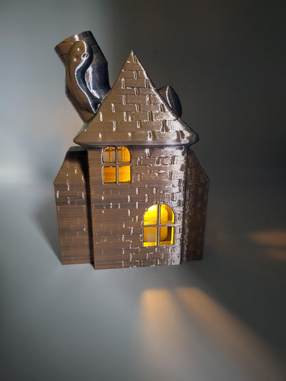 Haunted House LED Tea Light Halloween Display | 3D Print