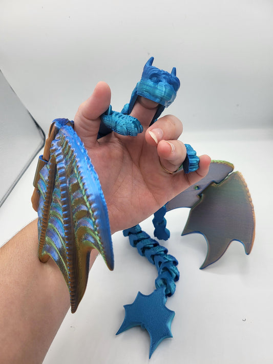 Dragon Finger Puppet Articulated 3D Print