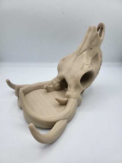 Deer Skull Large Dice Tower for Tabletop Gaming | 3D Print