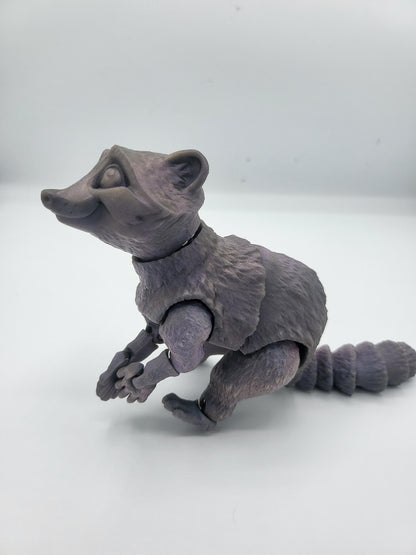 Cute Racoon Articulated Poseable 3D Print