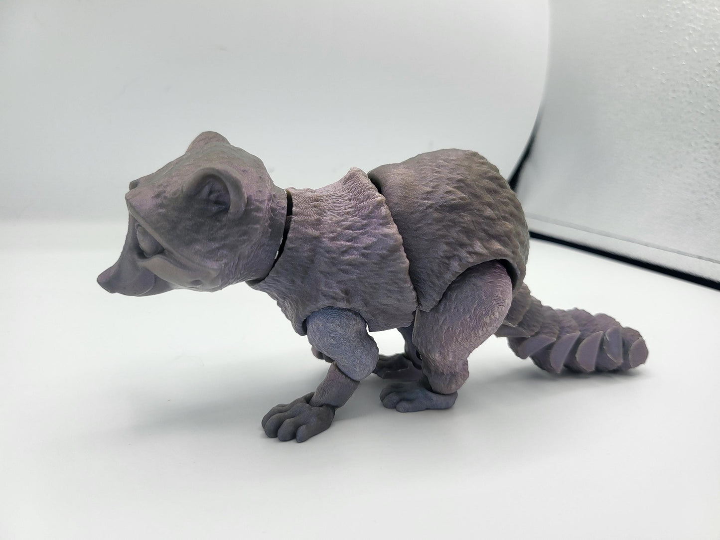 Cute Racoon Articulated Poseable 3D Print