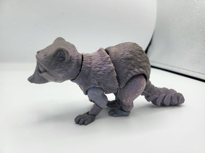 Cute Racoon Articulated Poseable 3D Print