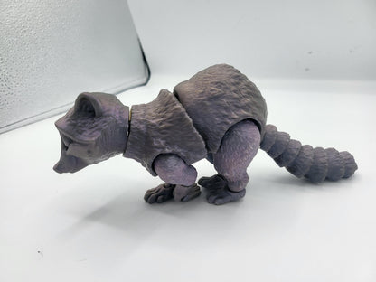 Cute Racoon Articulated Poseable 3D Print