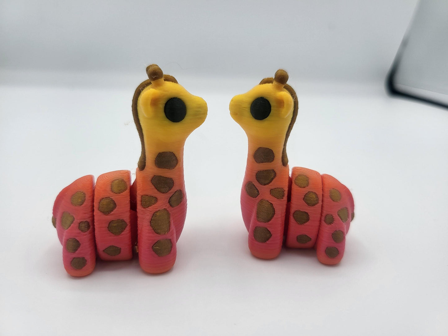 Baby Giraffe with Optional Keychain Articulated 3D Print