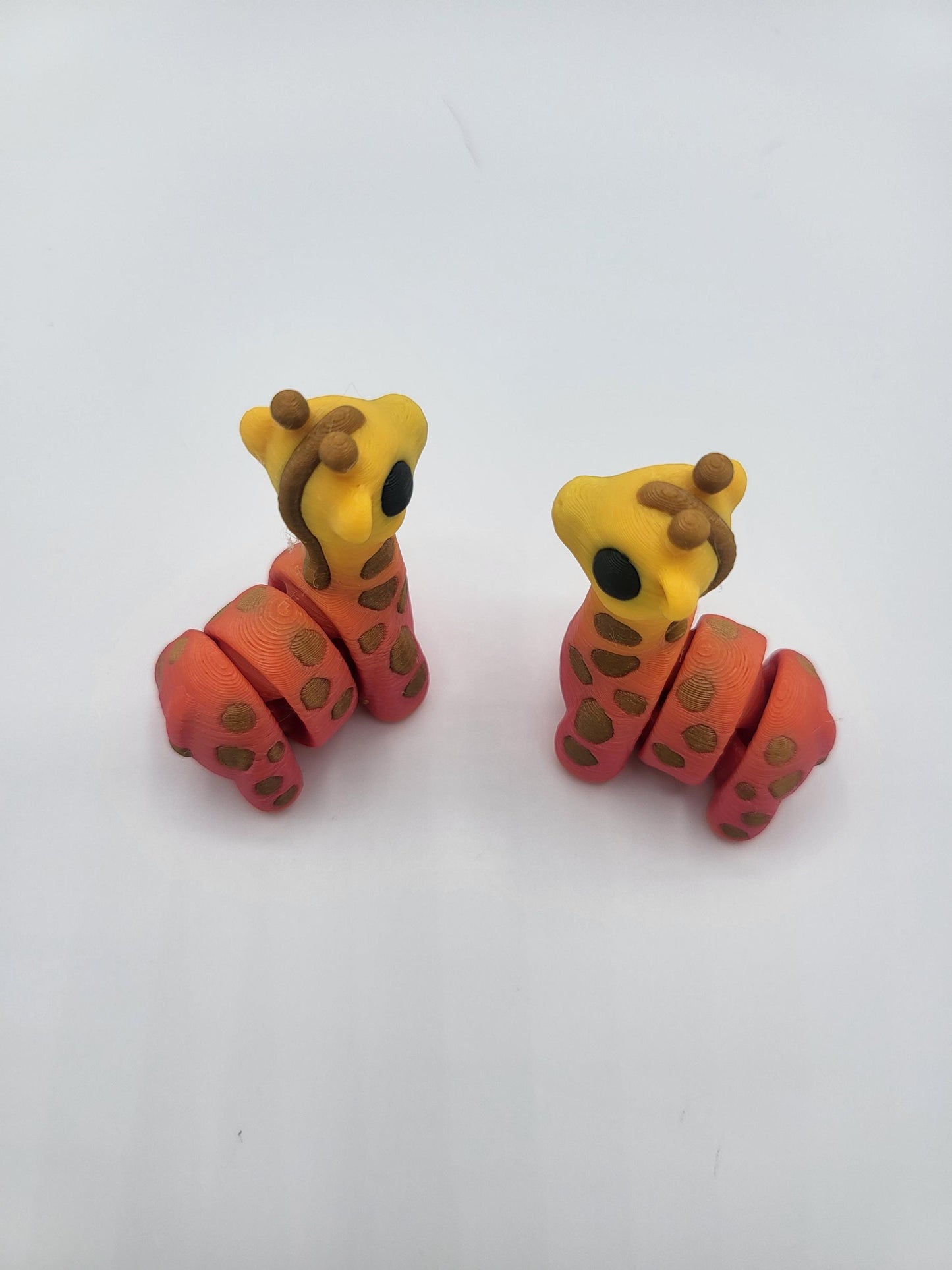 Baby Giraffe with Optional Keychain Articulated 3D Print