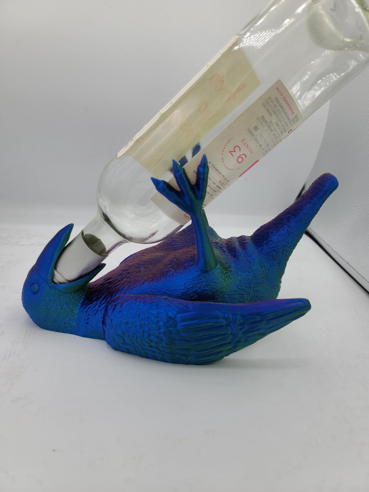 Raven Wine Bottle Holder Display 3D Print