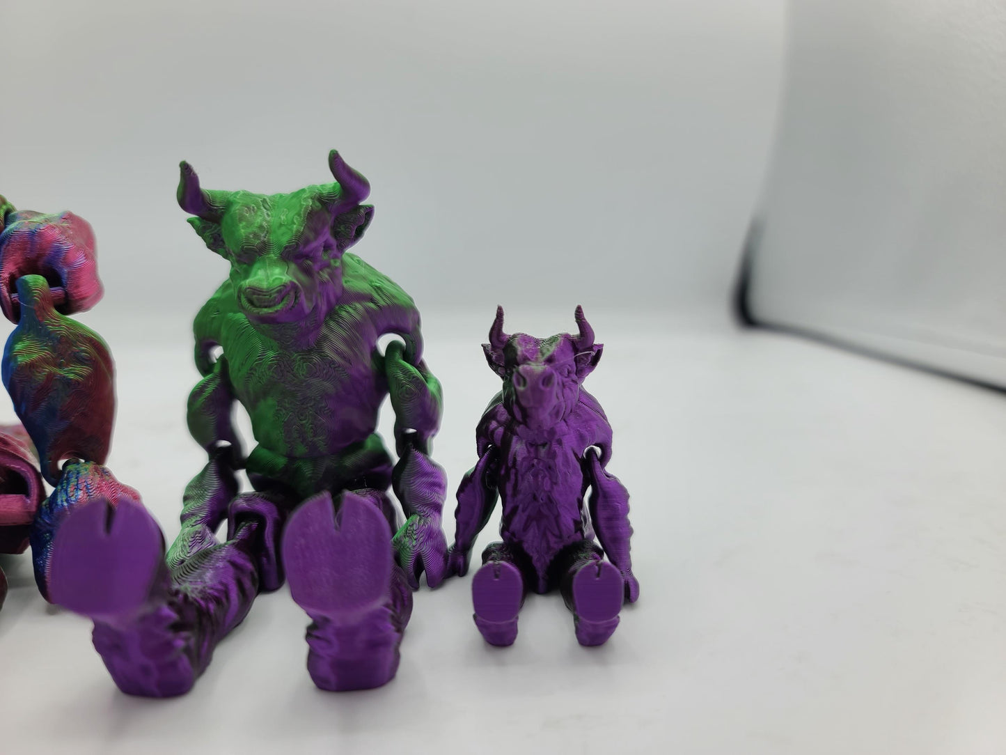 Minotaur Flexi Doll Articulated 3D Print - Available in Three Sizes