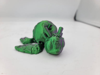 Poison Apple Spooky Halloween Turtle Flexi 3D Print