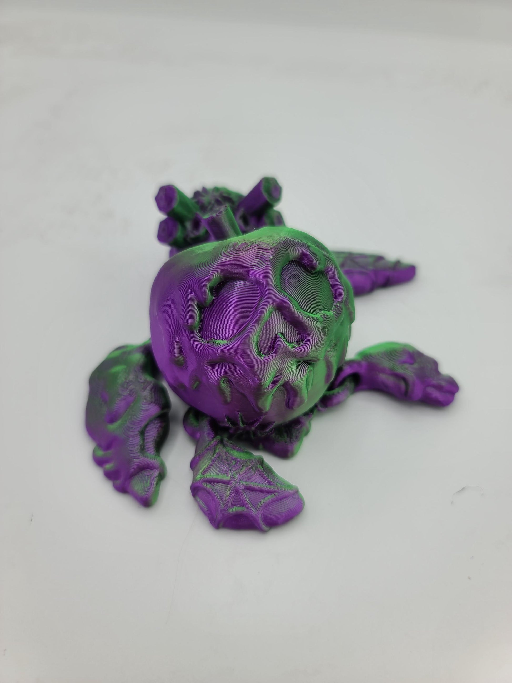 Poison Apple Spooky Halloween Turtle Flexi 3D Print