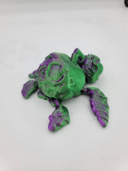 Poison Apple Spooky Halloween Turtle Flexi 3D Print