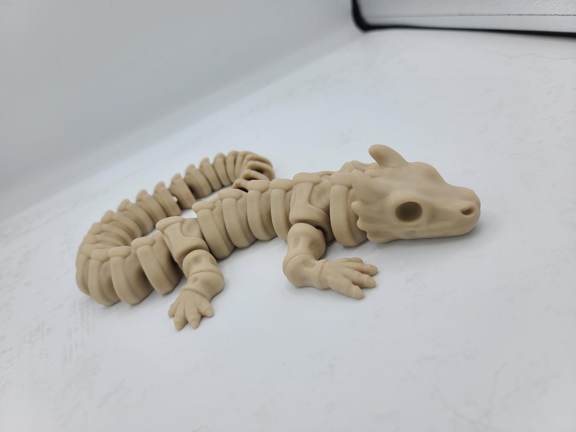 Cute Spooky Skeleton Dragon Articulated 3D Print