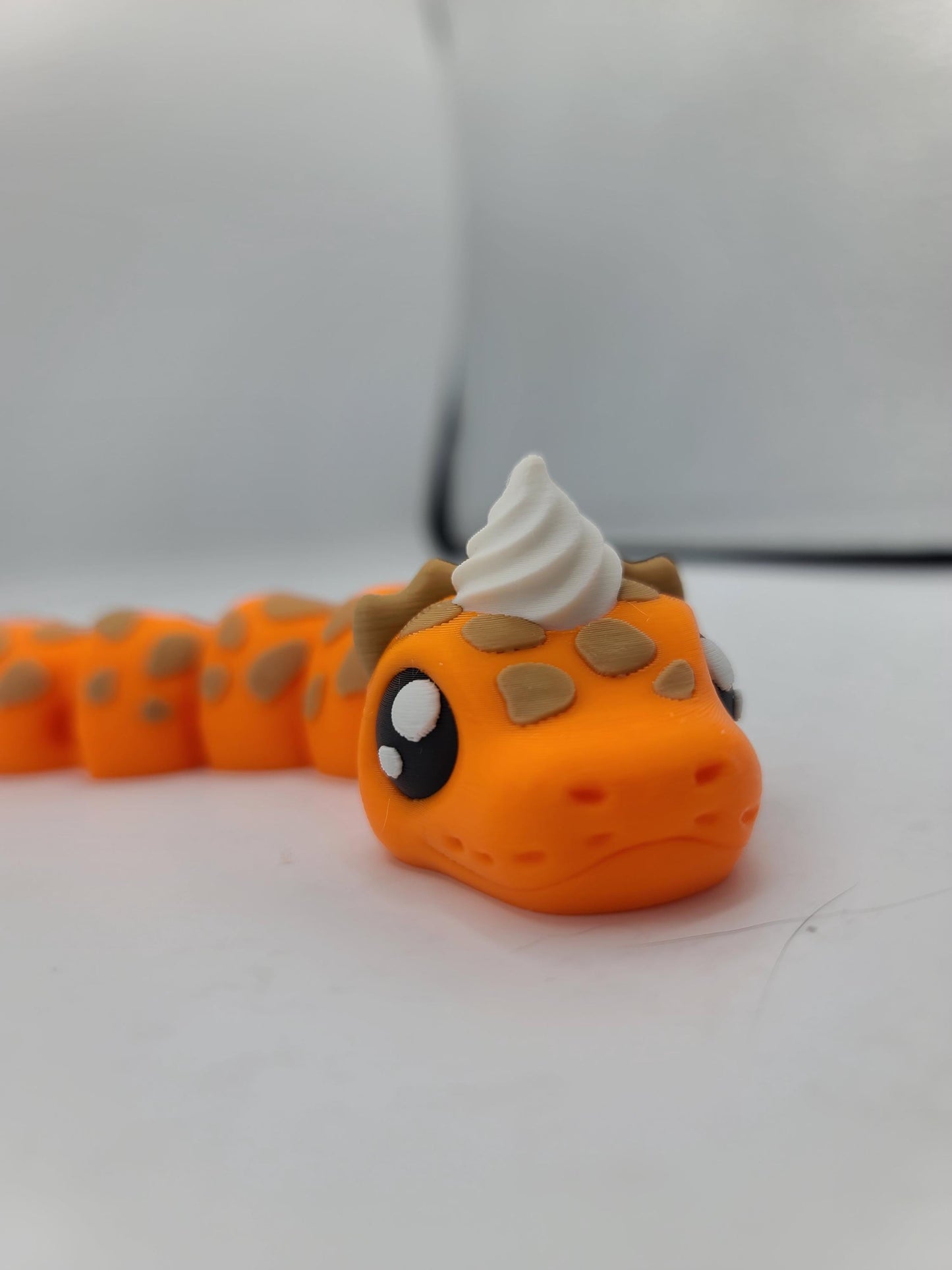 Pumpkin PIE-thon Flexi Snake 3D Print