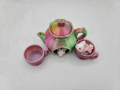 Mouse Flexi and Tea Set 3D Print (Mouse Can Be Purchased Alone!)