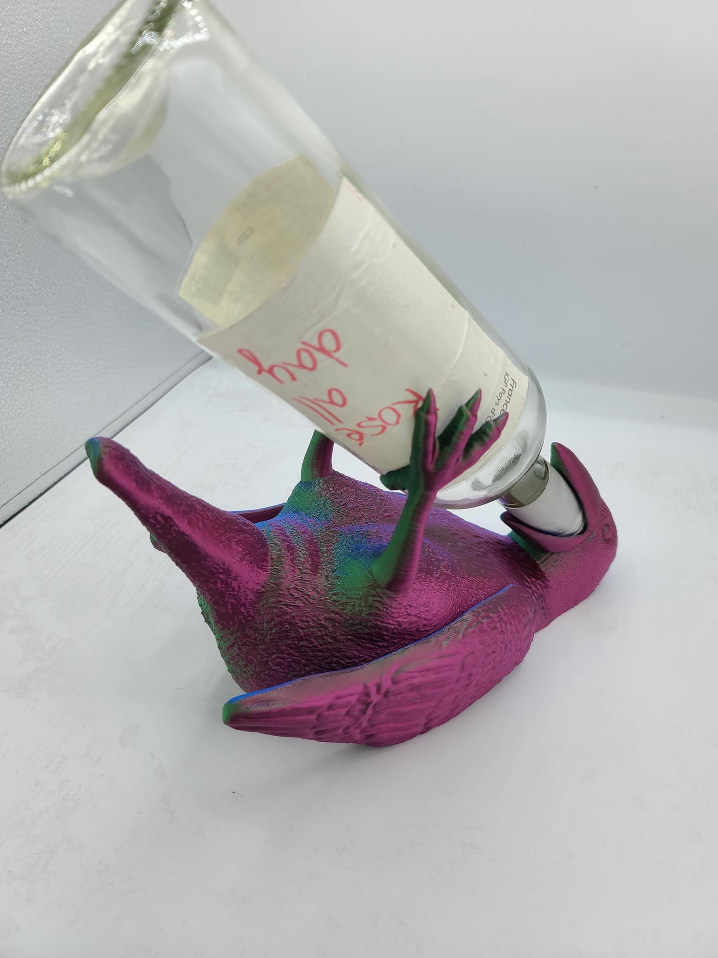 Raven Wine Bottle Holder Display 3D Print