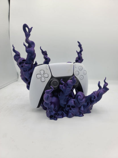 Spooky Skull Halloween Controller Stand for Xbox, PS5 or Switch Pro Controller | 3D Print