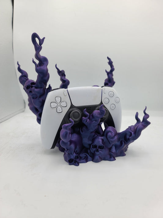 Spooky Skull Halloween Controller Stand for Xbox, PS5 or Switch Pro Controller | 3D Print