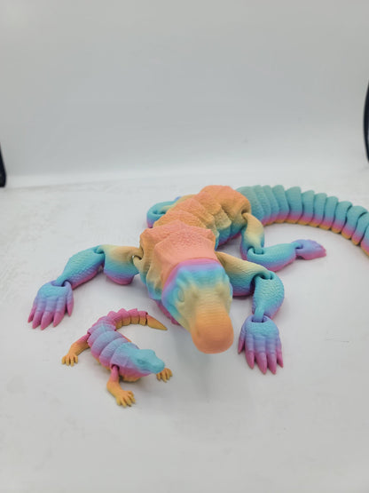 Komodo Dragon Full Size or Baby Articulated 3D Print