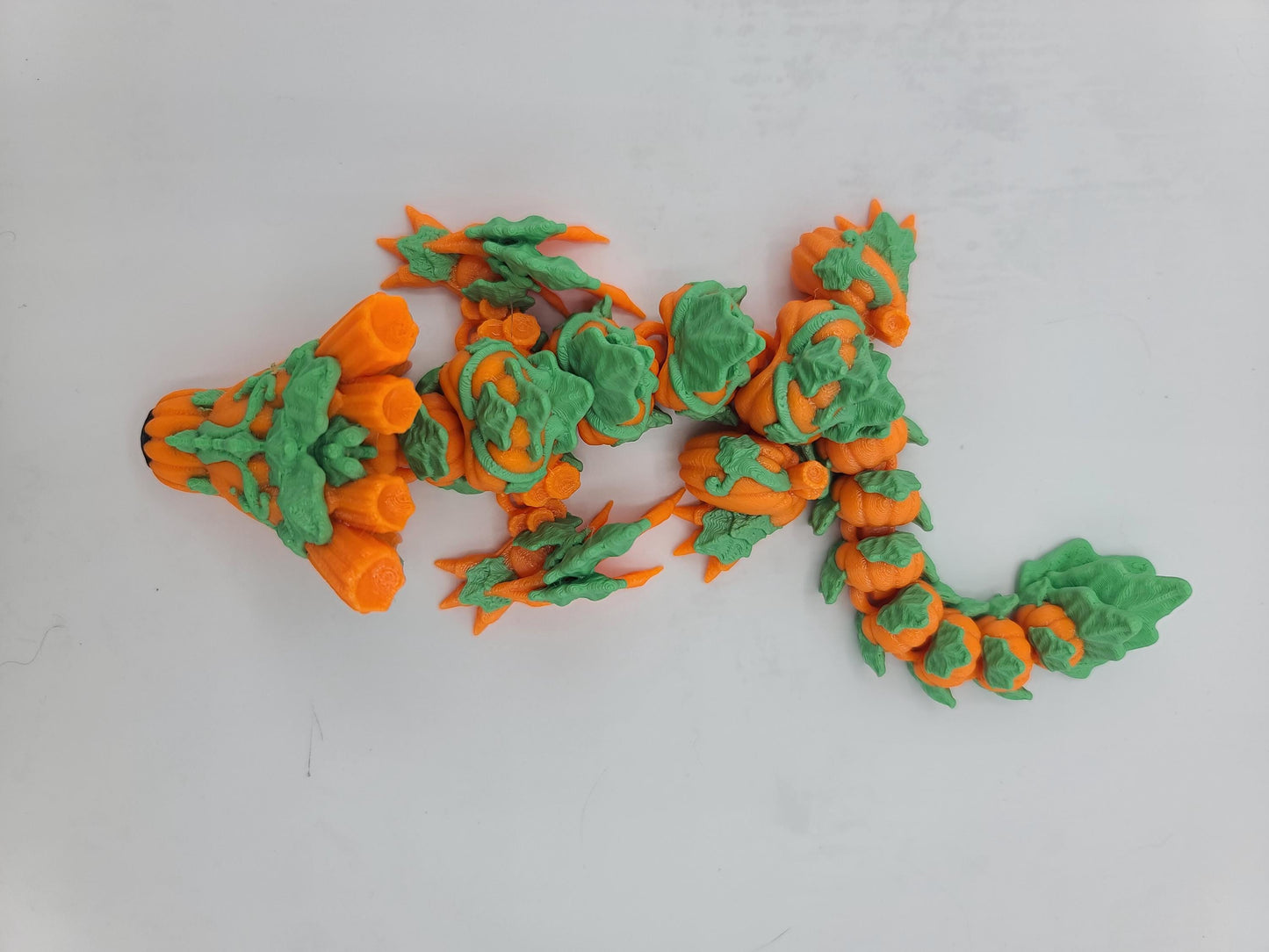 Baby Pumpkin Fall Wyvern Articulated  3D Print