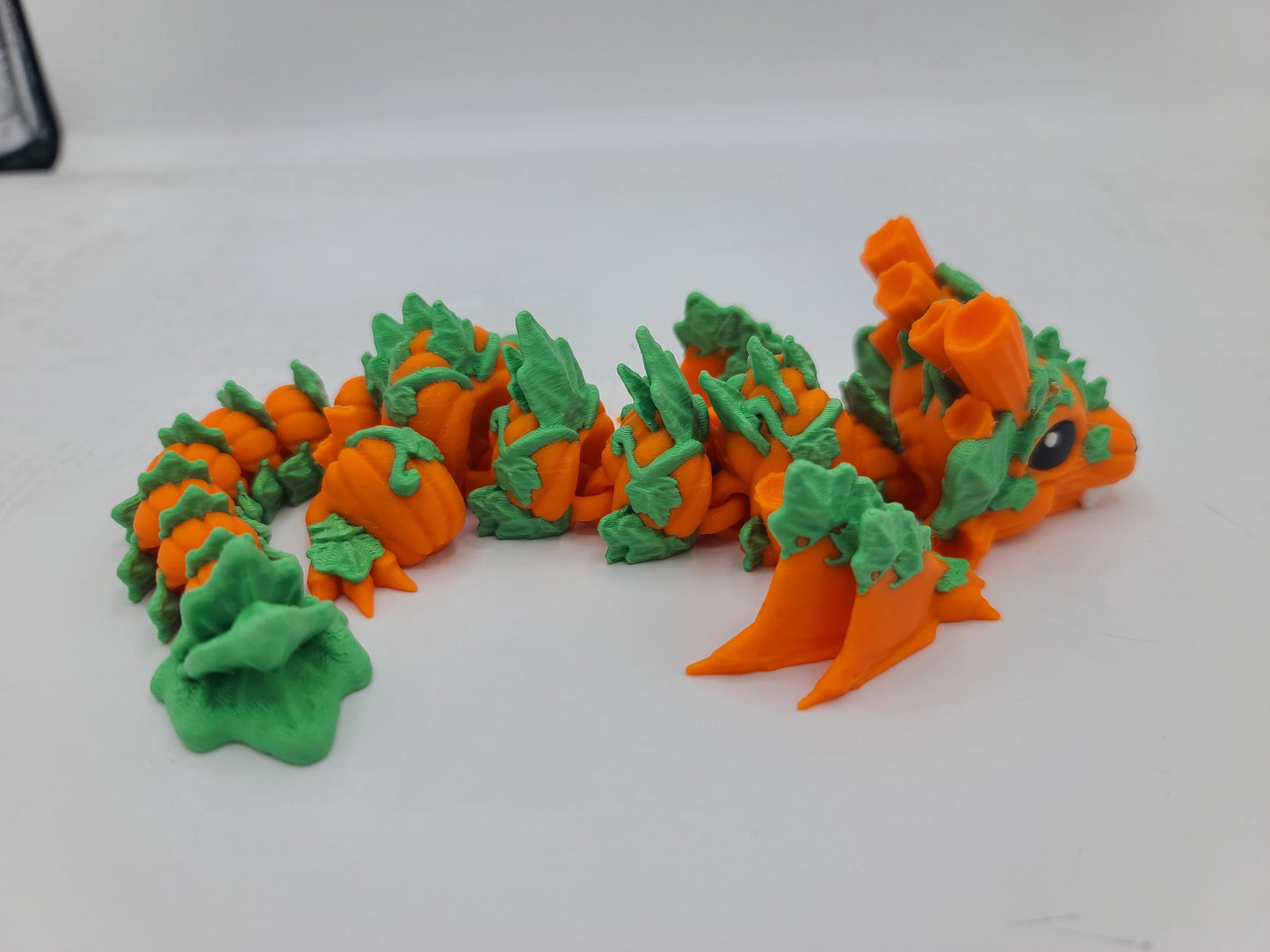 Baby Pumpkin Fall Wyvern Articulated  3D Print