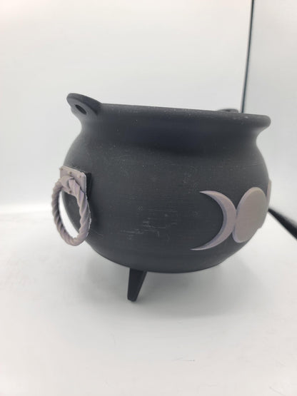 Witches Brew Moon Cauldron Decor or Functional Trick-Or-Treat Bucket 3D Print