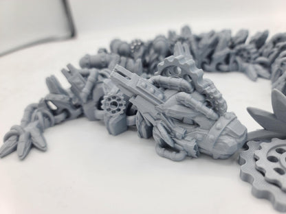 Steampunk Dragon (Winged or Wingless Option) Articulated 3D Print
