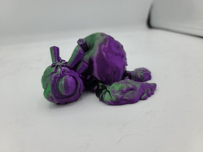 Poison Apple Spooky Halloween Turtle Flexi 3D Print