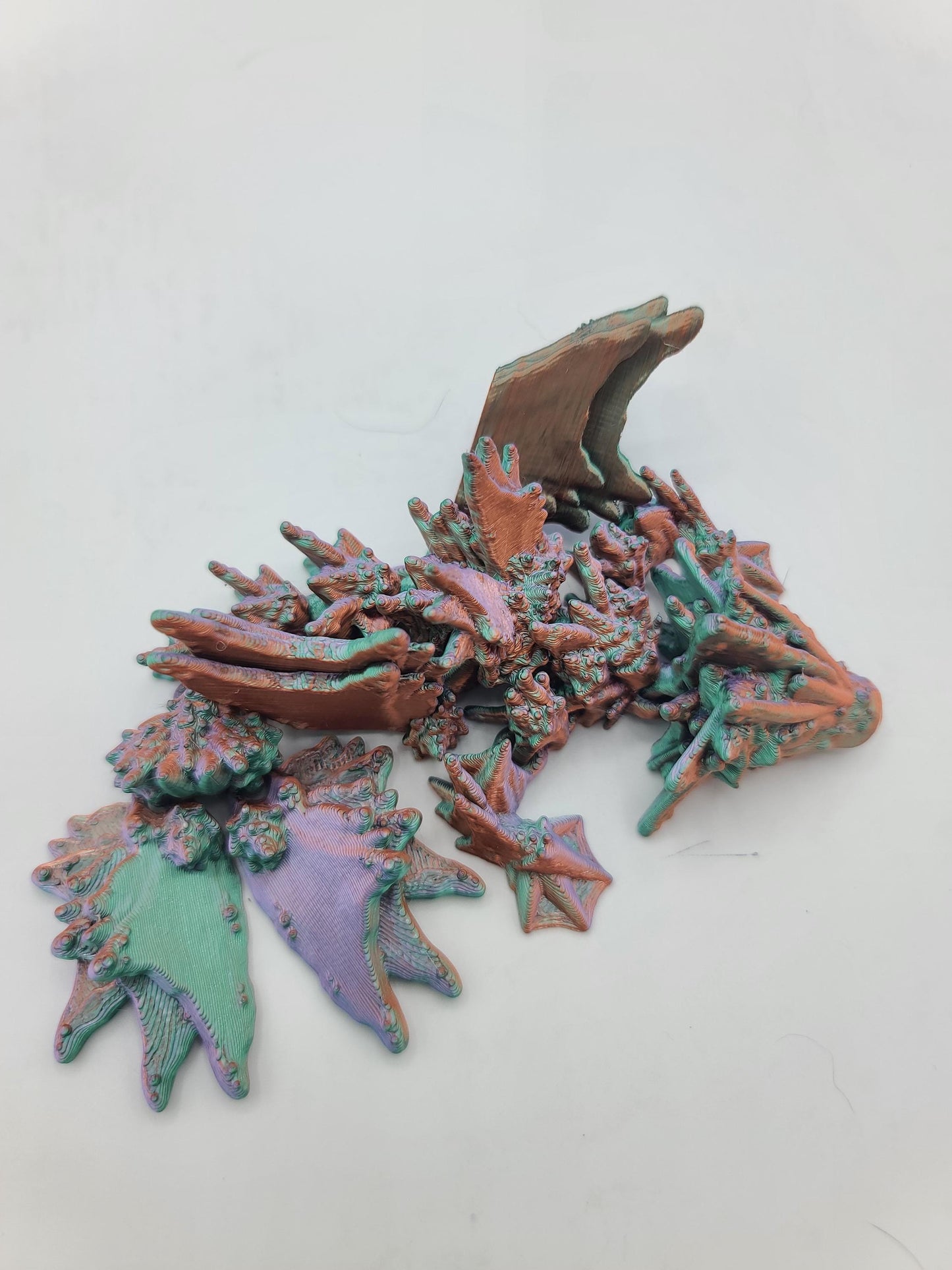 Ocean Serpent Tadling with Fin-like Wings (Optional Keychain) 3D Print
