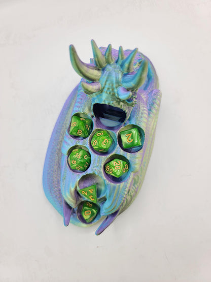 Perched Dragon Dice Tower and Dice Holder | 3D Print