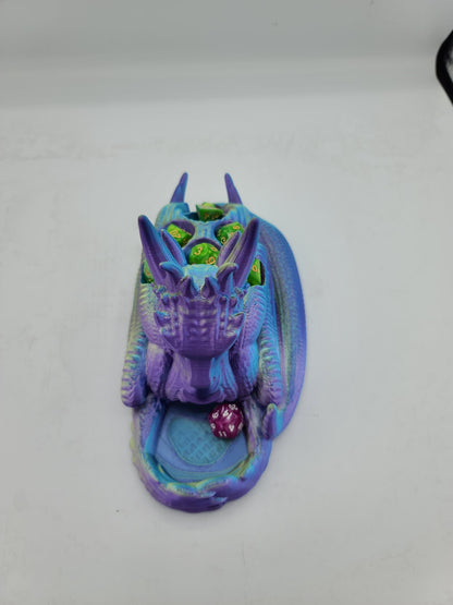 Perched Dragon Dice Tower and Dice Holder | 3D Print