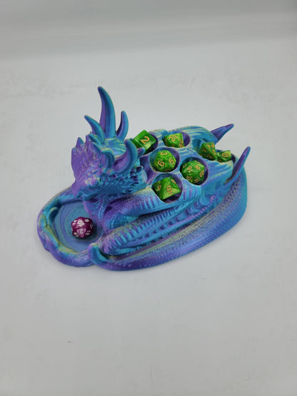 Perched Dragon Dice Tower and Dice Holder | 3D Print
