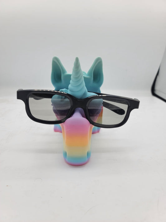 Unicorn Head Glasses Holder Fantasy Display 3D Print