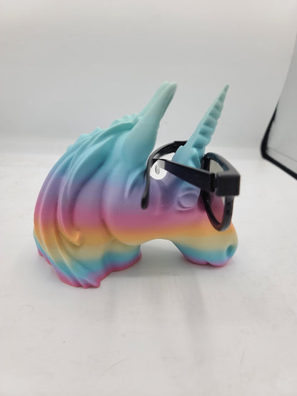 Unicorn Head Glasses Holder Fantasy Display 3D Print