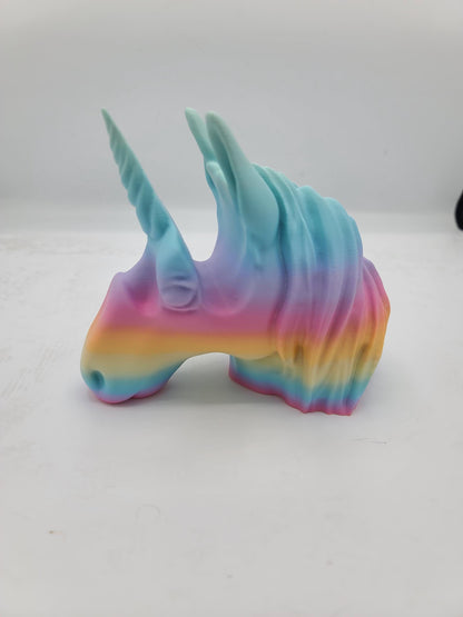 Unicorn Head Glasses Holder Fantasy Display 3D Print