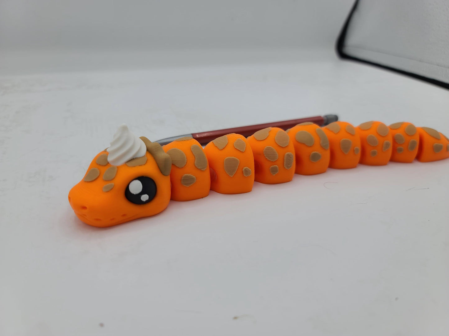 Pumpkin PIE-thon Flexi Snake 3D Print