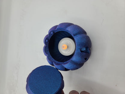 Small LED Tealight Dragon-O-Lantern Halloween Display 3D Print