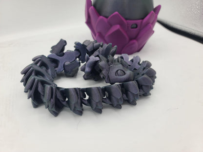 Rubikuro Articulated Kawaii Style Dragon 3D Print - with Optional Egg | 3D Print