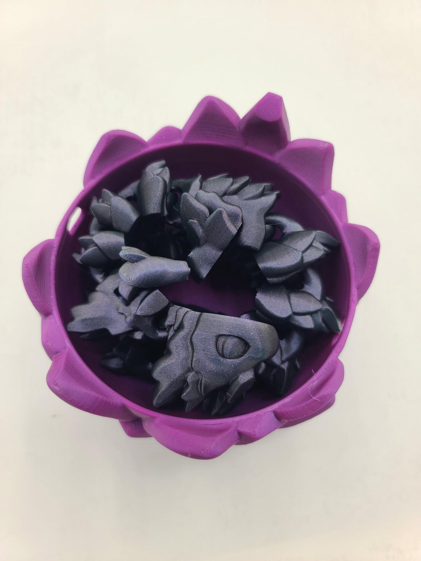 Rubikuro Articulated Kawaii Style Dragon 3D Print - with Optional Egg | 3D Print