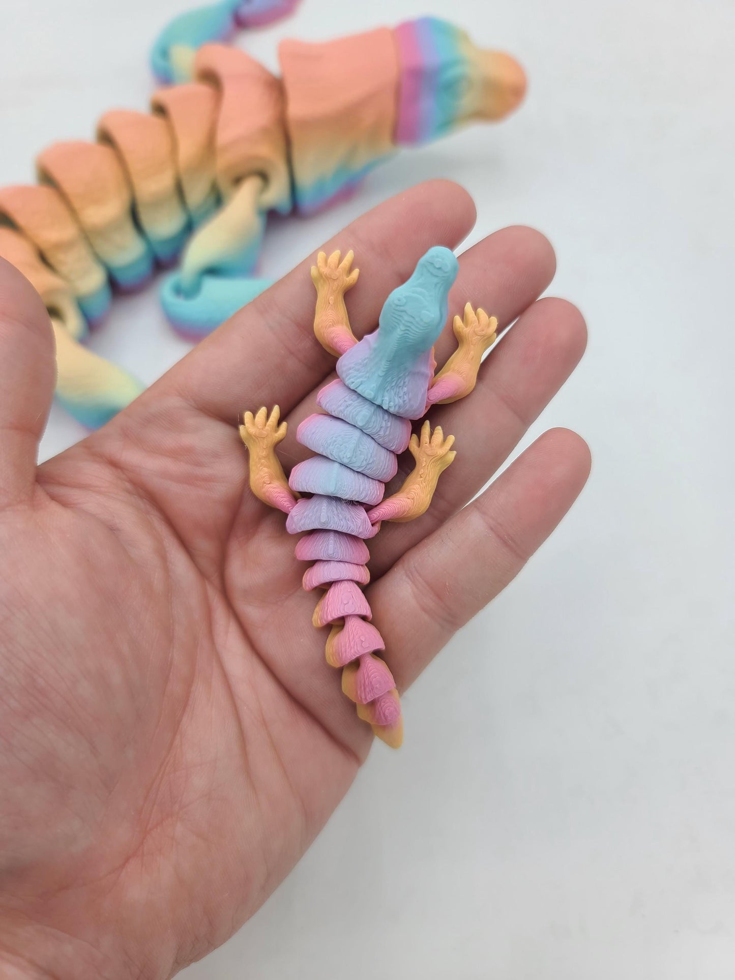 Komodo Dragon Full Size or Baby Articulated 3D Print
