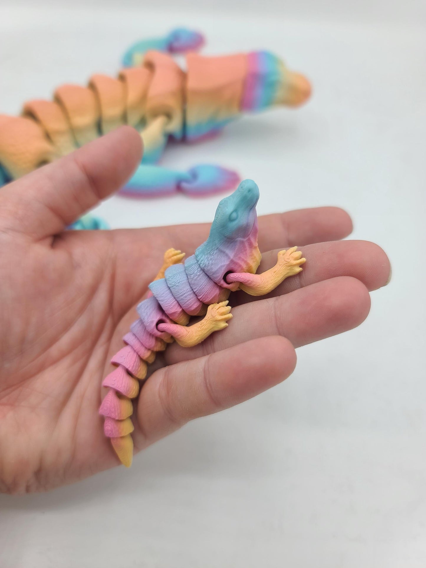 Komodo Dragon Full Size or Baby Articulated 3D Print