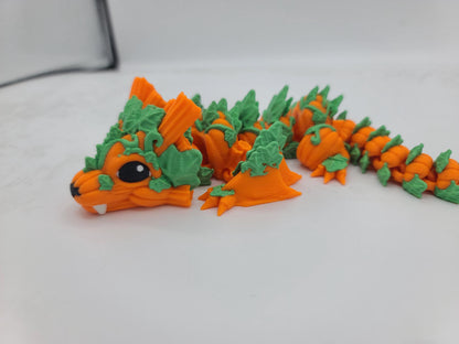 Baby Pumpkin Fall Wyvern Articulated  3D Print